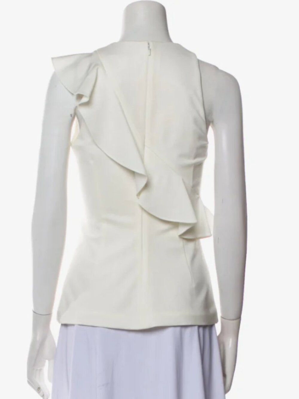 Cushnie Ruffle Sleeveless Top - Picture 2 of 2